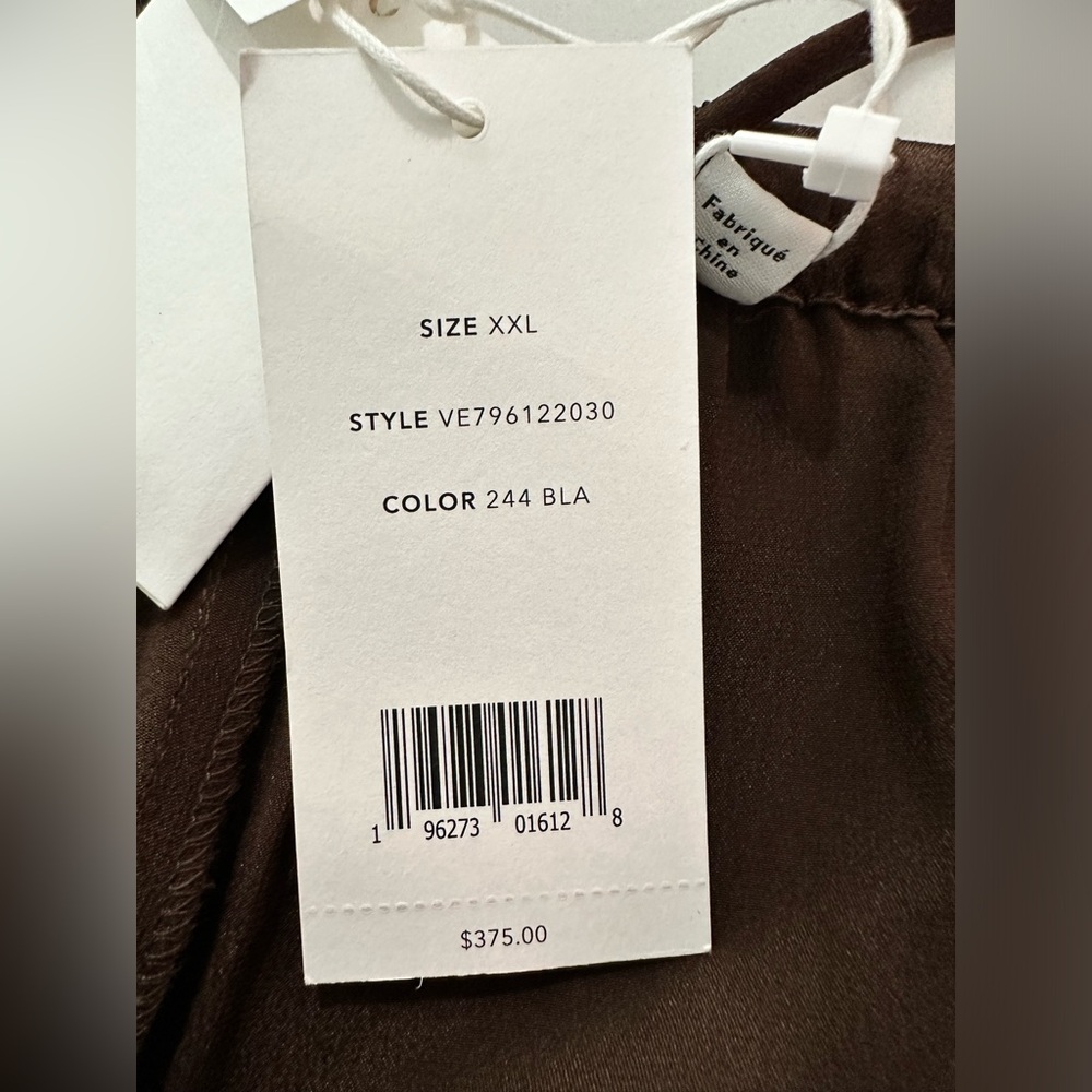 NEW Vince 100% Silk Pajama Pant-Size XXL-Brown-Retails for $375 - Picture 10 of 16